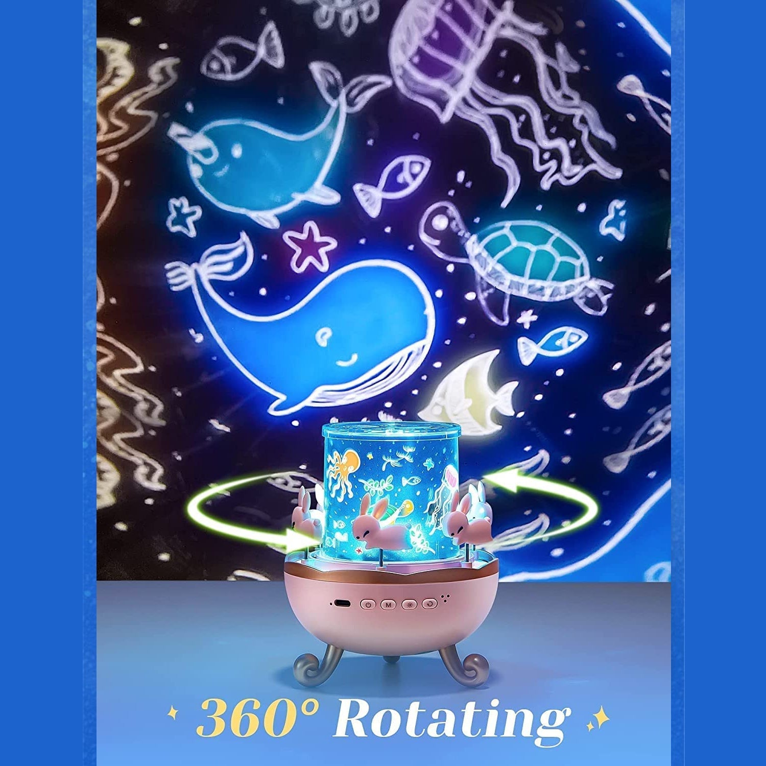 Bunny’s Carousel Rotating LED Night Light Bunny’s Carousel Rotating LED Night Light